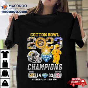 Cotton Bowl Champions Missouri Tigers Football Ohio State Tshirt