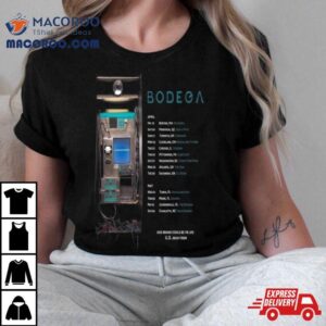 Bodega Band U S Tour Tshirt