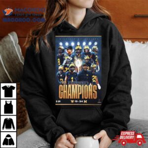 2024 Cfp National Champions Are The Michigan Wolverines Football Poster T Shirt