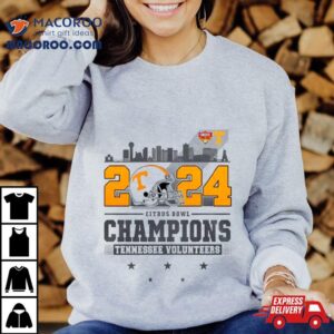 Tennessee Volunteers City Skyline 2024 Cheez It Citrus Bowl Champions Let’s Go Vols Shirt