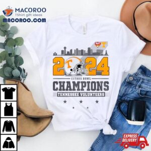 Cheez It Citrus Bowl Champions Tennessee Volunteers Helme Tshirt