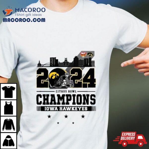 2024 Citrus Bowl Champions Iowa Hawkeyes Shirt