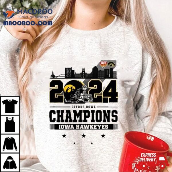 2024 Citrus Bowl Champions Iowa Hawkeyes Shirt