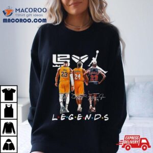 2024 Legends Lebron James Kobe Bryant And Michael Jordan Signatures Shirt