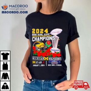 Michigan Wolverines Rose Bowl Game Champions Tshirt