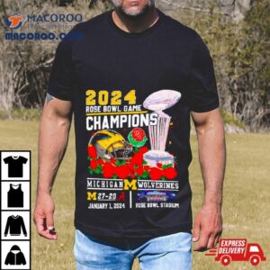 Michigan Wolverines Rose Bowl Game Champions Tshirt