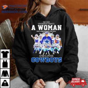 2024 Never Underestimate A Woman Who Understands Football And Loves Dallas Cowboys Shirt