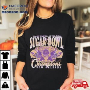 Sugar Bowl Champions Washington Huskies Trophy Tshirt