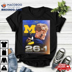 26 1 Career Record As Starter For J.j Mccarthy Shirt