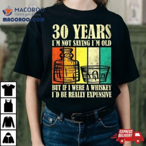 Year Old Vintage Bourbon Whiskey Th Birthday Tshirt