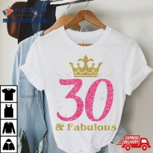 Th Amp Fabulous Queen Ladies B Day Tee Gift Tshirt