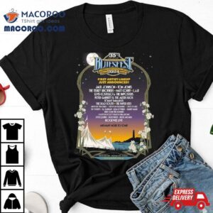 35th Anniversary Byron Bay Bluesfest A Celebration Of Blues Roots Music & Beyond 2024 T Shirt