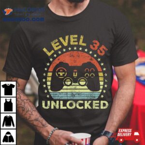 Th Birthday Gaming Level Unlocked Tshirt