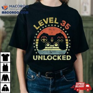 Th Birthday Gaming Level Unlocked Tshirt