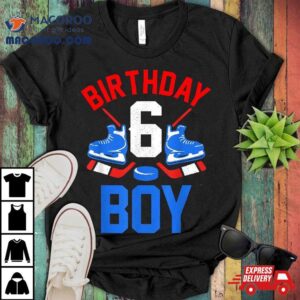 Th Birthday For Girls Boys Yrs Old Ice Hockey Fan Tshirt