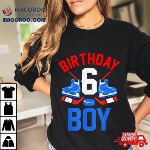 Th Birthday For Girls Boys Yrs Old Ice Hockey Fan Tshirt