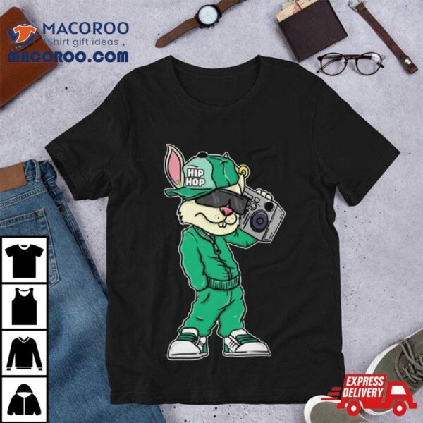 80s 90s Hip Hop Easter Bunny Rabbit Kid 2024 T Shirt