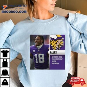 Activated From Injured Reserve Justin Jefferson Tshirt