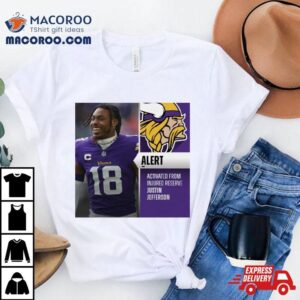 Activated From Injured Reserve Justin Jefferson Tshirt