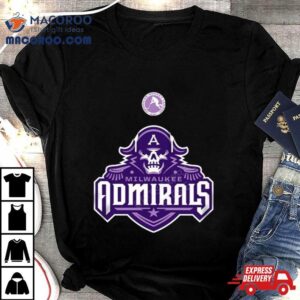 Ahl Milwaukee Admirals Black Hockey Fights Tshirt