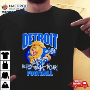 Aidan Hutchinson Restore The Roar Detroit Lions Football Tshirt