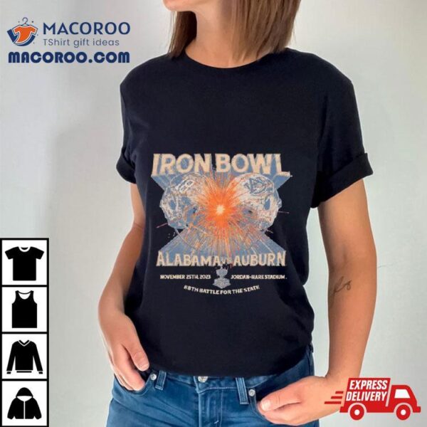 Alabama Vs Auburn Iron Bowl 2023 Jordan Hare Stadium Shirt