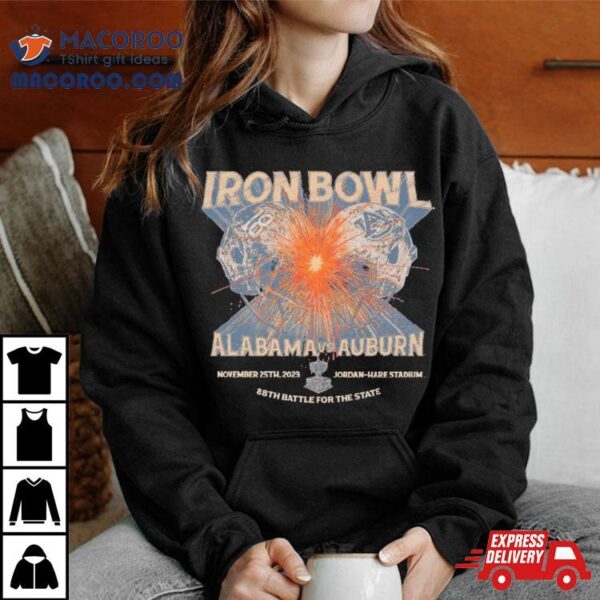 Alabama Vs Auburn Iron Bowl 2023 Jordan Hare Stadium Shirt