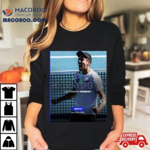 Alejandro Tabilo Defeats Taro Daniel To Capture Maiden Atp Tour Title In Auckland Tshirt