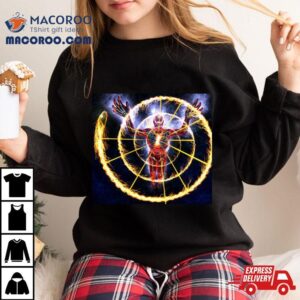 Alex Grey Cosmic Aura Circle Design Garpu Tshirt