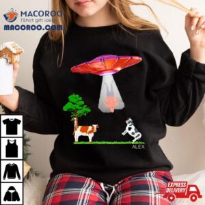 Alex Jones Ufo Cows Tshirt