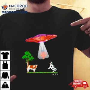 Alex Jones Ufo Cows Tshirt