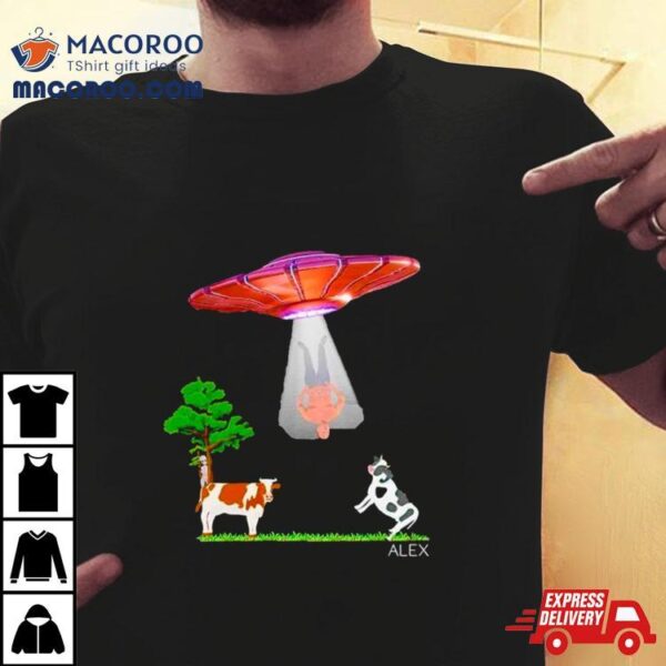 Alex Jones Ufo Cows Shirt