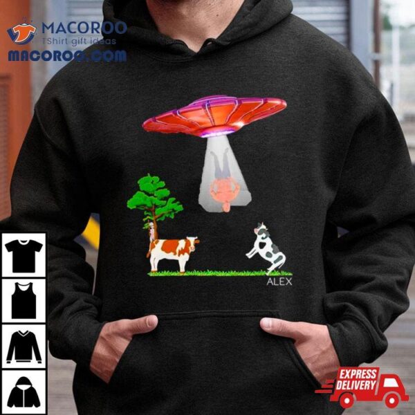 Alex Jones Ufo Cows Shirt