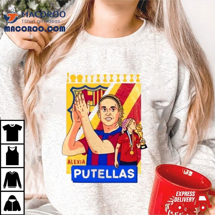 Alexia Putellas Portrait Shirt Alexia Putellas Portrait Shirt