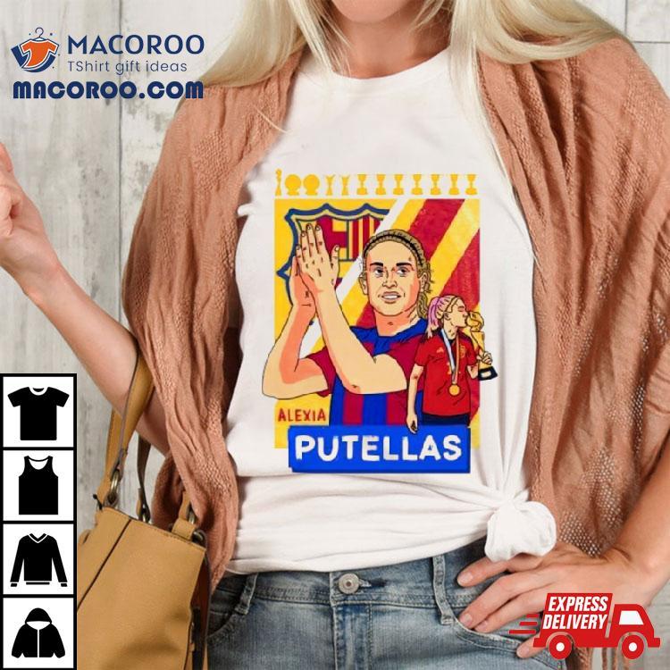 Alexia Putellas Portrait Shirt Alexia Putellas Portrait Shirt