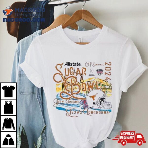 Allstate Sugar Bowl 2024 Texas Longhorns T Shirt