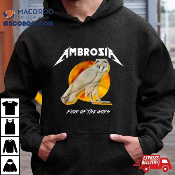 Ambrosia Owl Food Of The Gods T Shirt