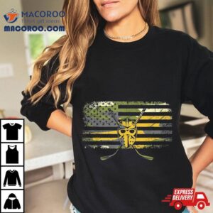 American Flag Camouflage Hockey Shirt