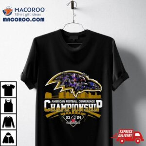 American Football Conference Afc Championship Baltimore Ravens Signatures Tshirt