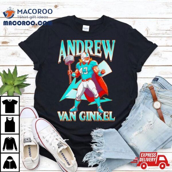 Andrew Van Ginkel Thor Themed Miami Dolphins Shirt