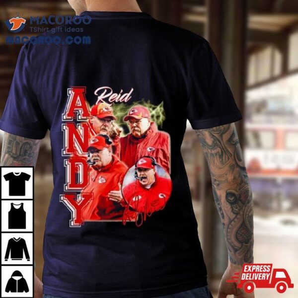 Andy Reid Coach Kansas City Chiefs Signature Vintage 2024 Shirt