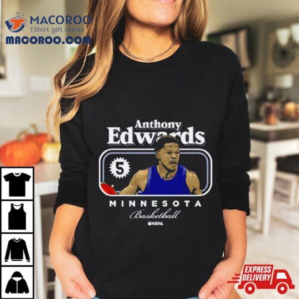 Anthony Edwards Minnesota Cover Shirt