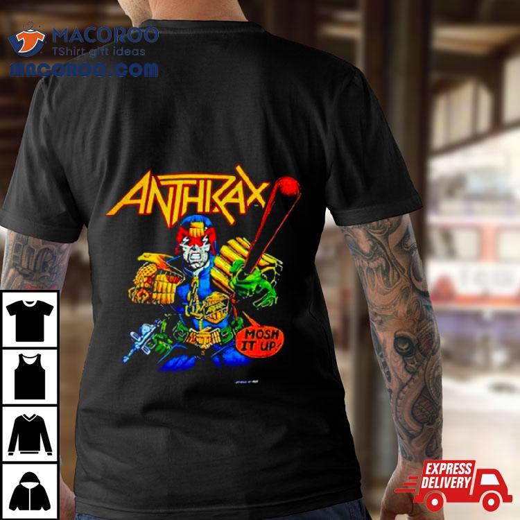 Anthrax Judge Dredd Mosh It Up Shirt Anthrax Judge Dredd Mosh It Up Shirt