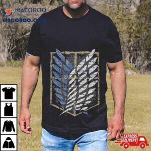 Aot Scout Emblem Graffiti Attack On Titan Shirt 2 Aot Scout Emblem Graffiti Attack On Titan Tshirt