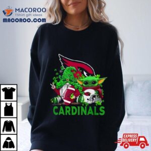 Arizona Cardinals Baby Yoda Happy St Patrick Rsquo S Day Shamrock Tshirt