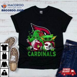 Arizona Cardinals Baby Yoda Happy St.patrick’s Day Shamrock 2024 T Shirt