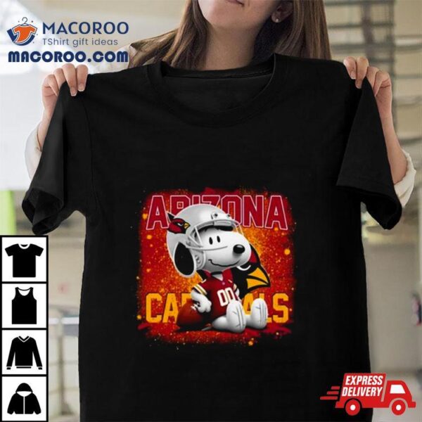 Arizona Cardinals Football Mix Snoopy T Shirt