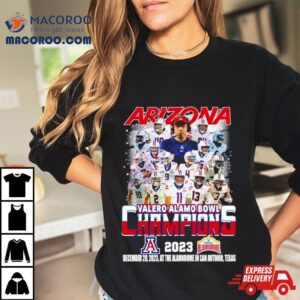 Arizona Football Team Valero Alamo Bowl Champions Tshirt