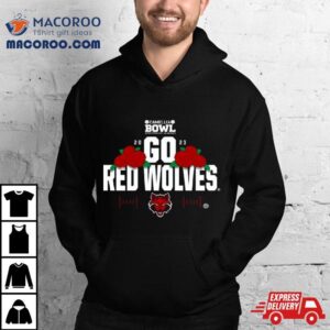 Arkansas State Red Wolverhampton 2023 Camellia Bowl Go Red Wolves Shirt