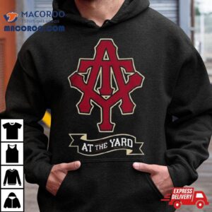 At The Yard Initials And Banner Red Shirt